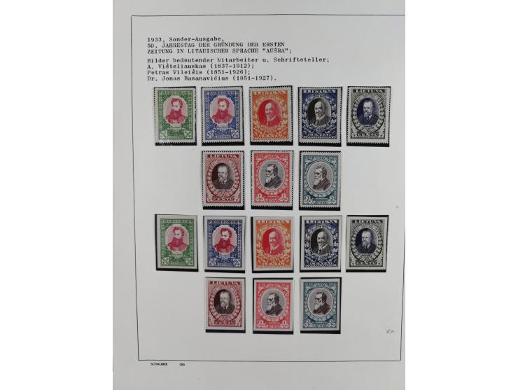 1918/40 (ca.), mint never hinged/unused and used accumulation with a few covers, noted Estonia and Lithuania, including a fin