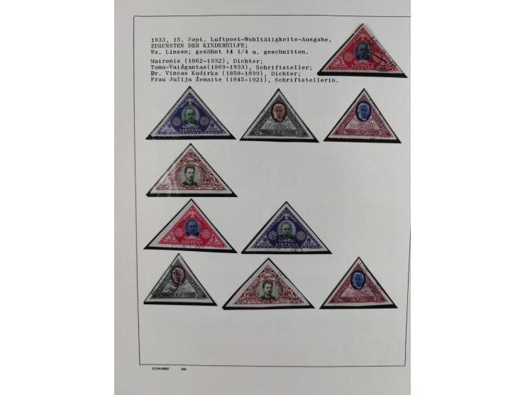 1918/40 (ca.), mint never hinged/unused and used accumulation with a few covers, noted Estonia and Lithuania, including a fin