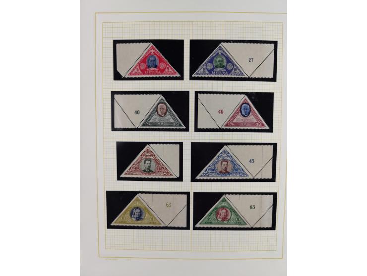 1918/40 (ca.), mint never hinged/unused and used accumulation with a few covers, noted Estonia and Lithuania, including a fin