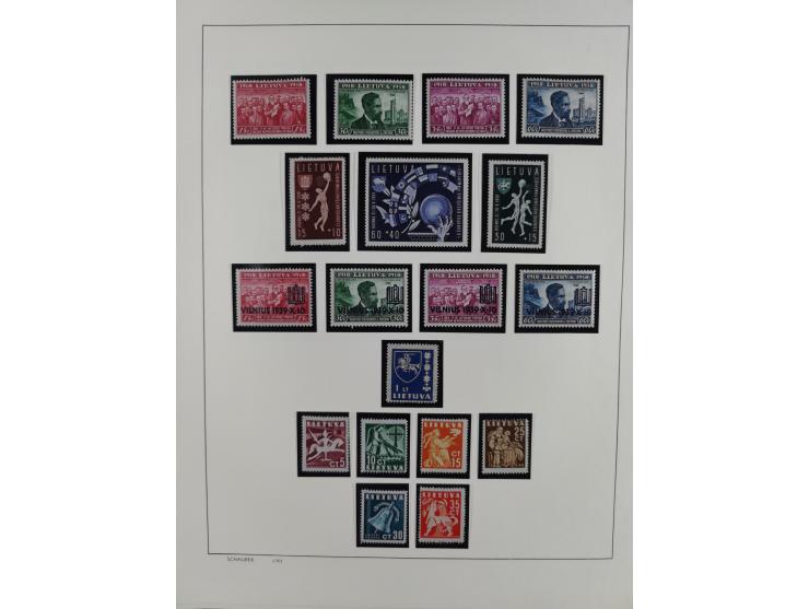 1918/40 (ca.), mint never hinged/unused and used accumulation with a few covers, noted Estonia and Lithuania, including a fin