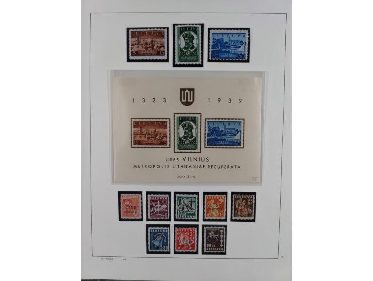 1918/40 (ca.), mint never hinged/unused and used accumulation with a few covers, noted Estonia and Lithuania, including a fin