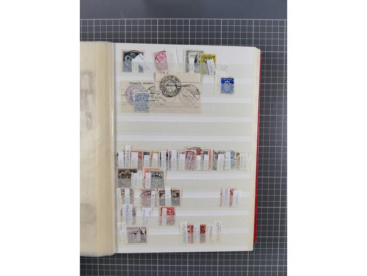 1918/40 (ca.), mint never hinged/unused and used accumulation with a few covers, noted Estonia and Lithuania, including a fin