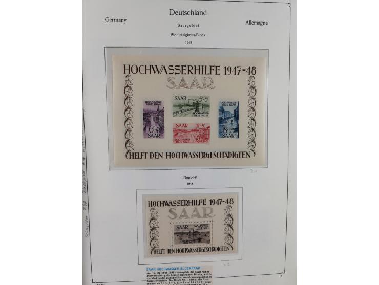 1920/59, in den Hauptnummern komplette gestempelte/ungebrauchte und gering postfrische Sammlung inkl. Dienstmarken, dabei Saa