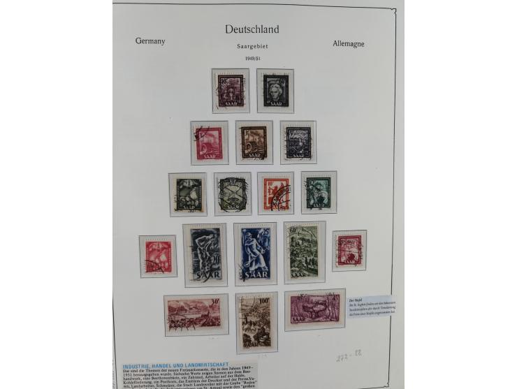 1920/59, in den Hauptnummern komplette gestempelte/ungebrauchte und gering postfrische Sammlung inkl. Dienstmarken, dabei Saa