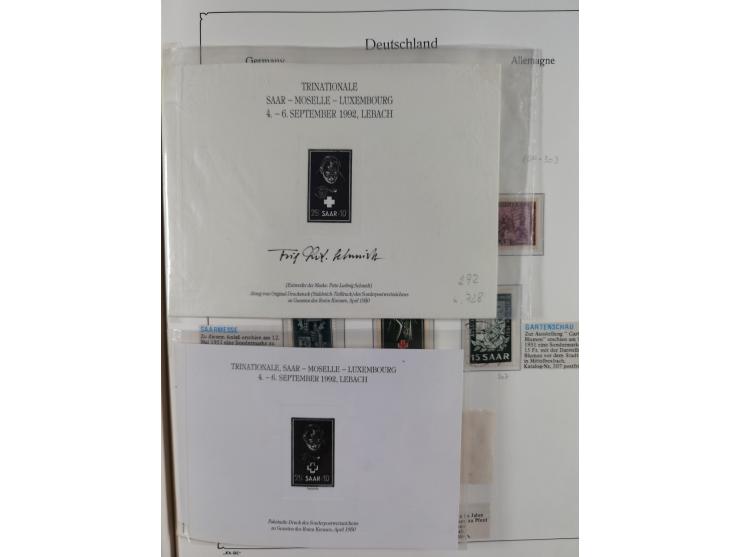 1920/59, in den Hauptnummern komplette gestempelte/ungebrauchte und gering postfrische Sammlung inkl. Dienstmarken, dabei Saa