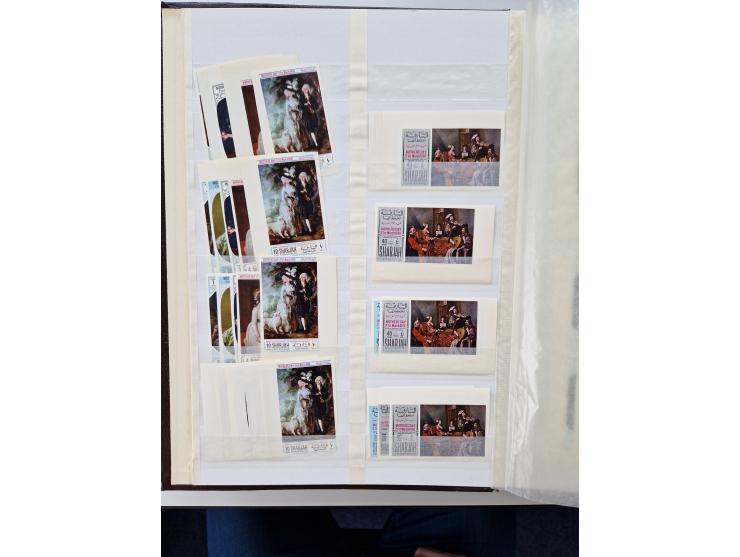 1967/70 (ca.), large mint never hinged accumulation, plenty of material and duplicates including souvenir sheets and full she