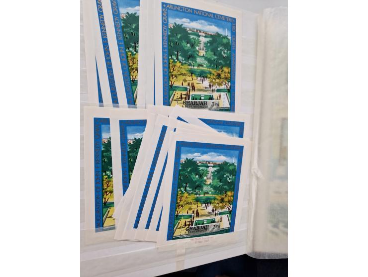 1967/70 (ca.), large mint never hinged accumulation, plenty of material and duplicates including souvenir sheets and full she