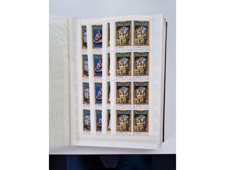 1967/70 (ca.), large mint never hinged accumulation, plenty of material and duplicates including souvenir sheets and full she