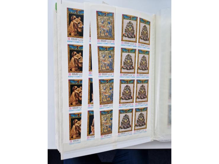 1967/70 (ca.), large mint never hinged accumulation, plenty of material and duplicates including souvenir sheets and full she