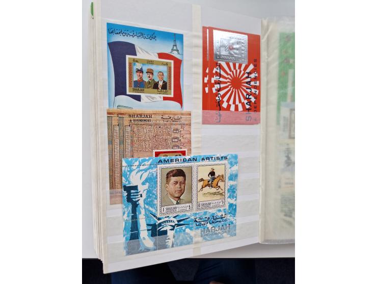 1967/70 (ca.), large mint never hinged accumulation, plenty of material and duplicates including souvenir sheets and full she