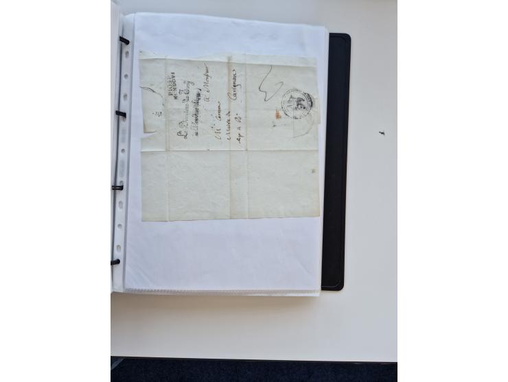 1724/1814 (ca.), large collection with circa 250 covers, some better items with 1813 "PRINTÉ DE LUQUES PAR PISE", 1811 "P.105