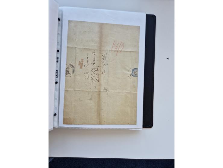 1724/1814 (ca.), large collection with circa 250 covers, some better items with 1813 "PRINTÉ DE LUQUES PAR PISE", 1811 "P.105