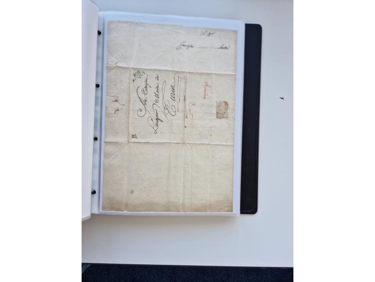 1724/1814 (ca.), large collection with circa 250 covers, some better items with 1813 "PRINTÉ DE LUQUES PAR PISE", 1811 "P.105