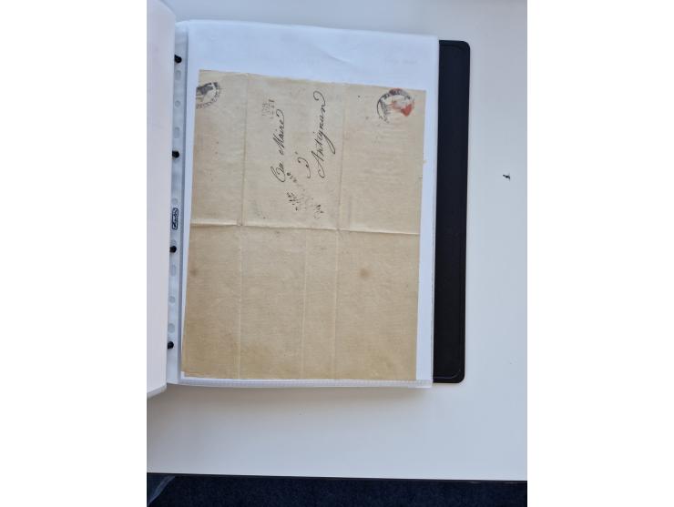 1724/1814 (ca.), large collection with circa 250 covers, some better items with 1813 "PRINTÉ DE LUQUES PAR PISE", 1811 "P.105