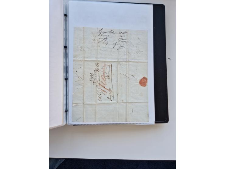 1724/1814 (ca.), large collection with circa 250 covers, some better items with 1813 "PRINTÉ DE LUQUES PAR PISE", 1811 "P.105