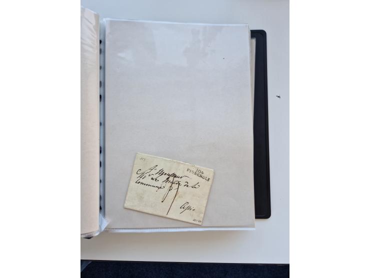 1724/1814 (ca.), large collection with circa 250 covers, some better items with 1813 "PRINTÉ DE LUQUES PAR PISE", 1811 "P.105