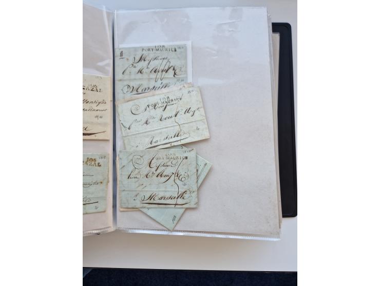 1724/1814 (ca.), large collection with circa 250 covers, some better items with 1813 "PRINTÉ DE LUQUES PAR PISE", 1811 "P.105