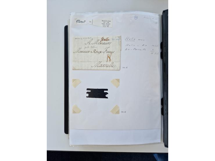 1724/1814 (ca.), large collection with circa 250 covers, some better items with 1813 "PRINTÉ DE LUQUES PAR PISE", 1811 "P.105