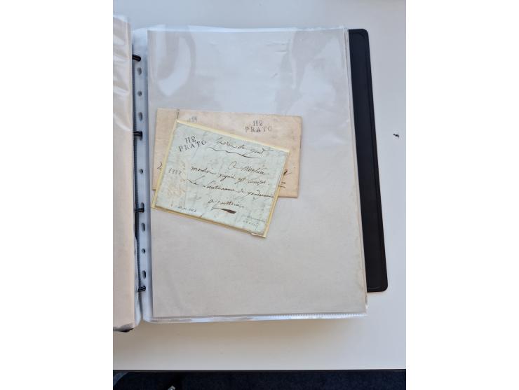 1724/1814 (ca.), large collection with circa 250 covers, some better items with 1813 "PRINTÉ DE LUQUES PAR PISE", 1811 "P.105