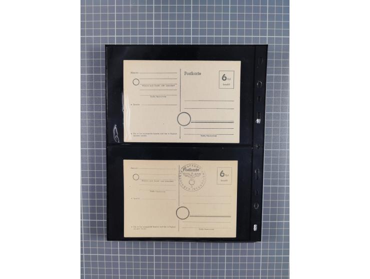 1945/59 (ca.), Bizone und Saarland, Partie mit rund 240 Belegen, interessante Frankaturen, dabei Mi.-Nr 33aBz und 19Az(12) au