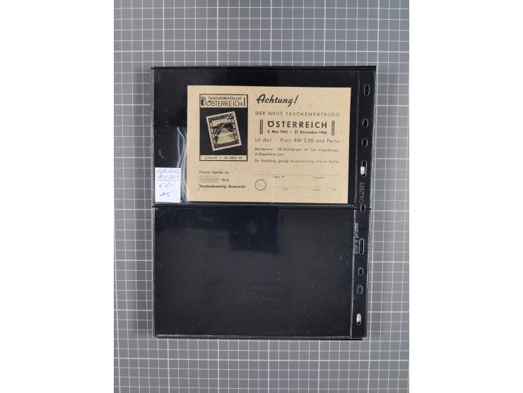 1945/59 (ca.), Bizone und Saarland, Partie mit rund 240 Belegen, interessante Frankaturen, dabei Mi.-Nr 33aBz und 19Az(12) au