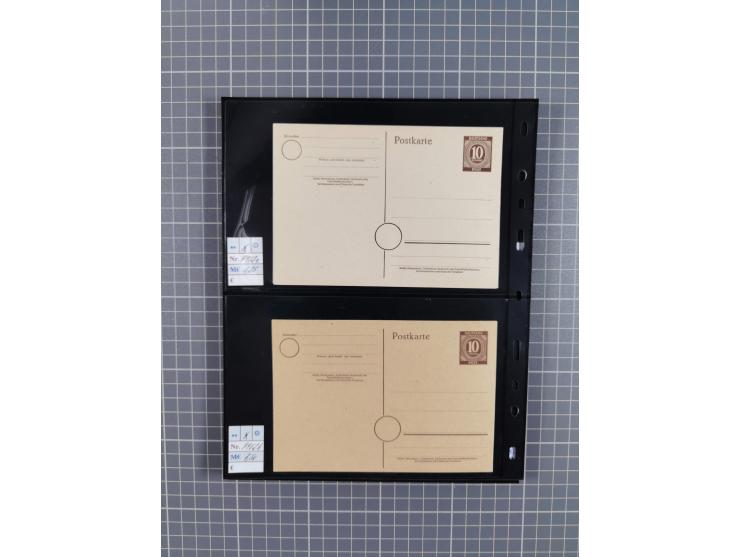 1945/59 (ca.), Bizone und Saarland, Partie mit rund 240 Belegen, interessante Frankaturen, dabei Mi.-Nr 33aBz und 19Az(12) au