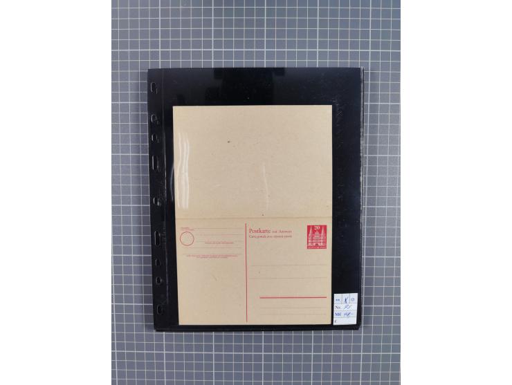 1945/59 (ca.), Bizone und Saarland, Partie mit rund 240 Belegen, interessante Frankaturen, dabei Mi.-Nr 33aBz und 19Az(12) au