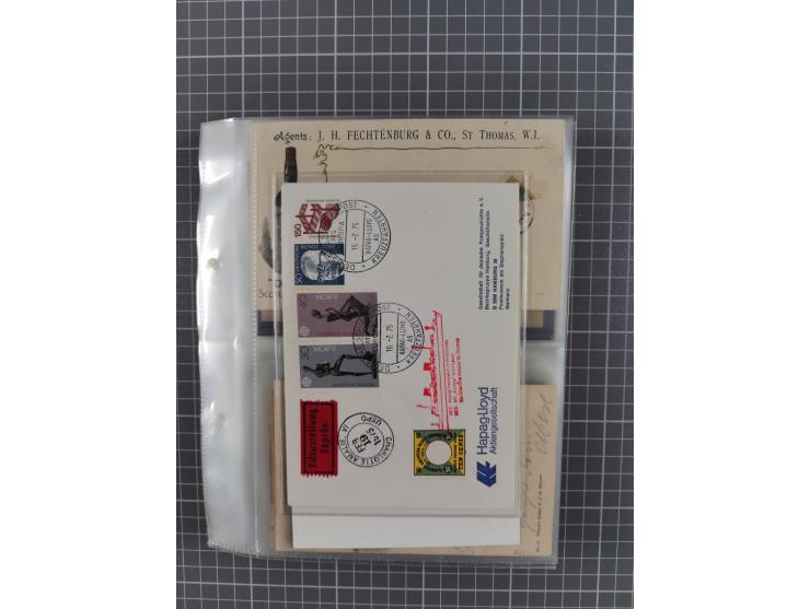 1879/1912, Sammlung mit fast 100 ungebrauchten und gebrauchten Ganzsachen inkl. drei Postkarten/Ganzsachenkarte Deutsches Rei