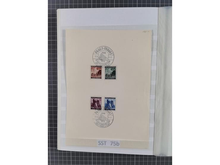 SONDERSTEMPEL: Spezialsammlung der Sonderstempel nach Engel-Katalog ex Nr. 1-117, dazu einige Schmuckblätter und Umschlage, g