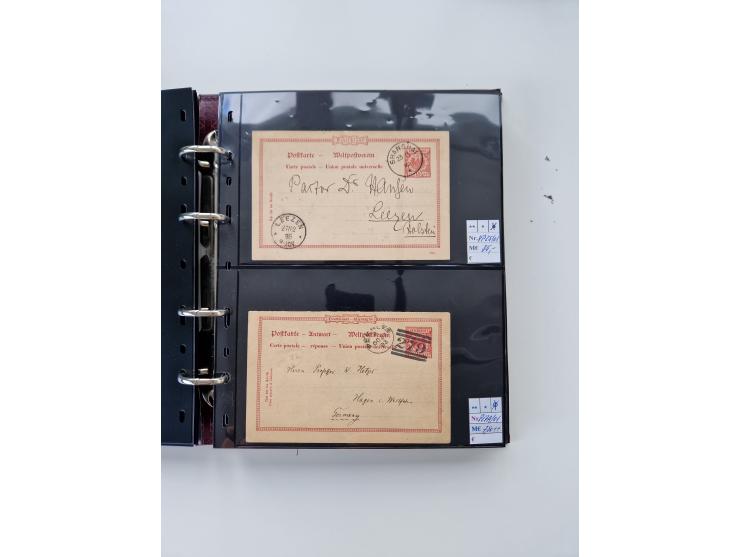 1875/89, Pfennig, Pfennige und Krone Adler, reichhaltige Sammlung mit circa 220 Belegen, inkl. Deutsche Kolonie, viele schöne