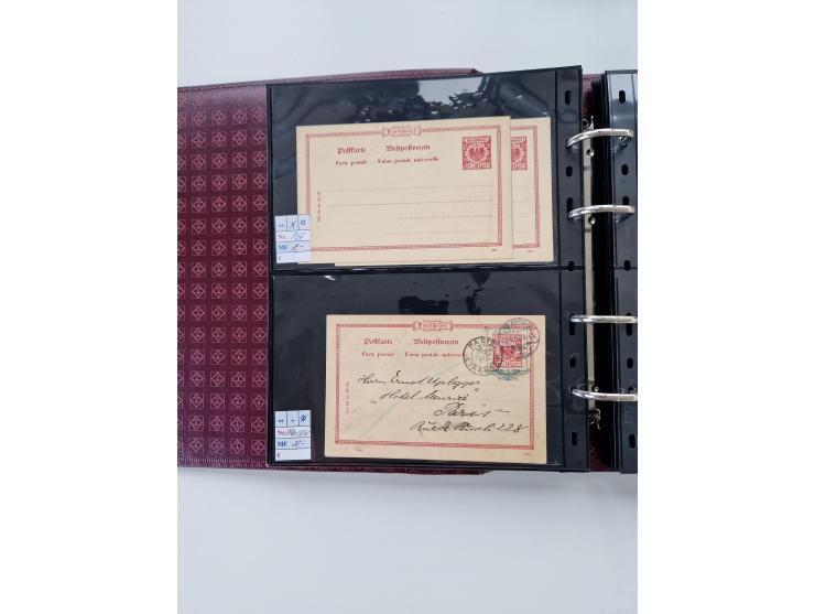 1875/89, Pfennig, Pfennige und Krone Adler, reichhaltige Sammlung mit circa 220 Belegen, inkl. Deutsche Kolonie, viele schöne