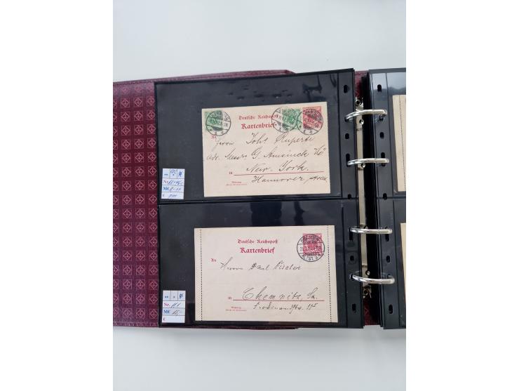 1875/89, Pfennig, Pfennige und Krone Adler, reichhaltige Sammlung mit circa 220 Belegen, inkl. Deutsche Kolonie, viele schöne