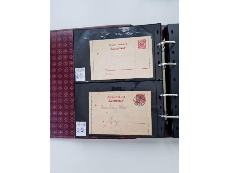 1875/89, Pfennig, Pfennige und Krone Adler, reichhaltige Sammlung mit circa 220 Belegen, inkl. Deutsche Kolonie, viele schöne