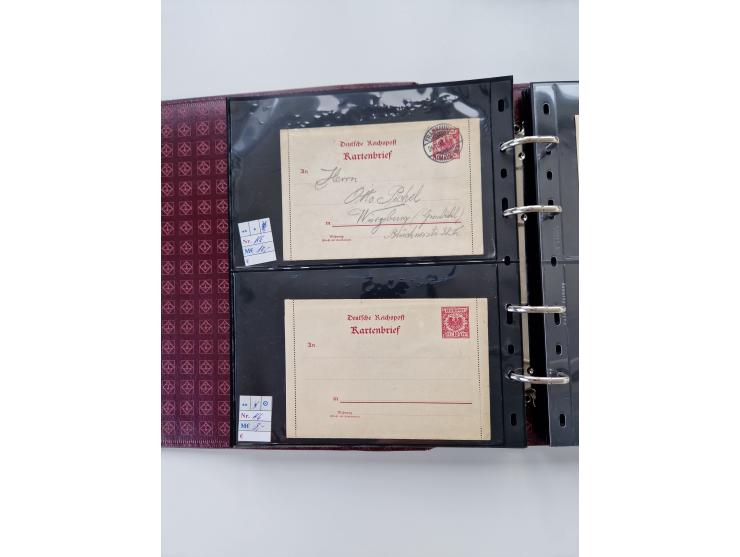 1875/89, Pfennig, Pfennige und Krone Adler, reichhaltige Sammlung mit circa 220 Belegen, inkl. Deutsche Kolonie, viele schöne