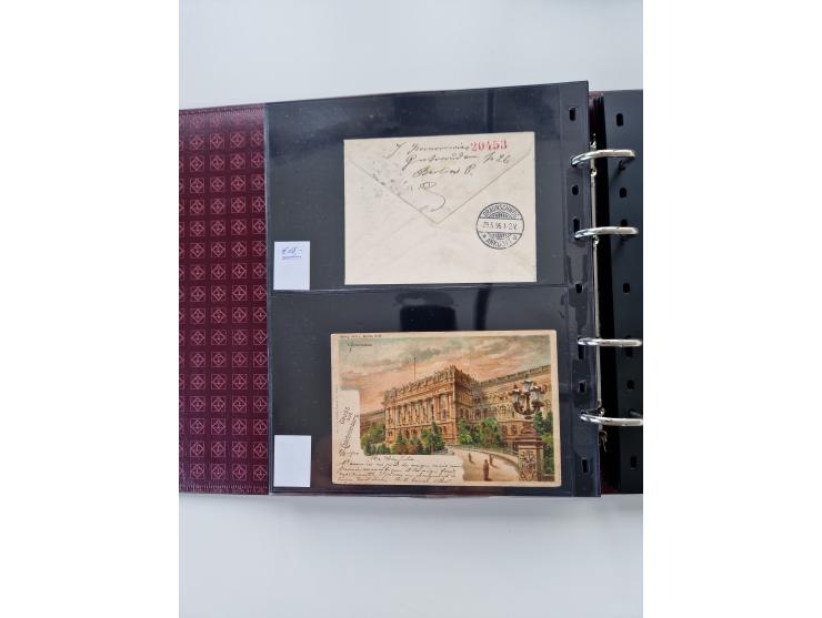 1875/89, Pfennig, Pfennige und Krone Adler, reichhaltige Sammlung mit circa 220 Belegen, inkl. Deutsche Kolonie, viele schöne