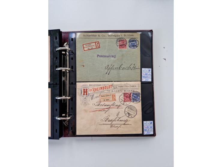 1875/89, Pfennig, Pfennige und Krone Adler, reichhaltige Sammlung mit circa 220 Belegen, inkl. Deutsche Kolonie, viele schöne