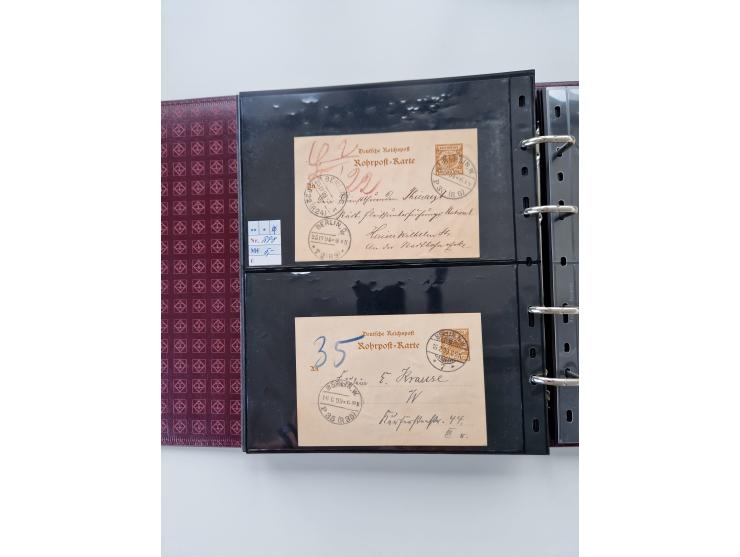 1875/89, Pfennig, Pfennige und Krone Adler, reichhaltige Sammlung mit circa 220 Belegen, inkl. Deutsche Kolonie, viele schöne