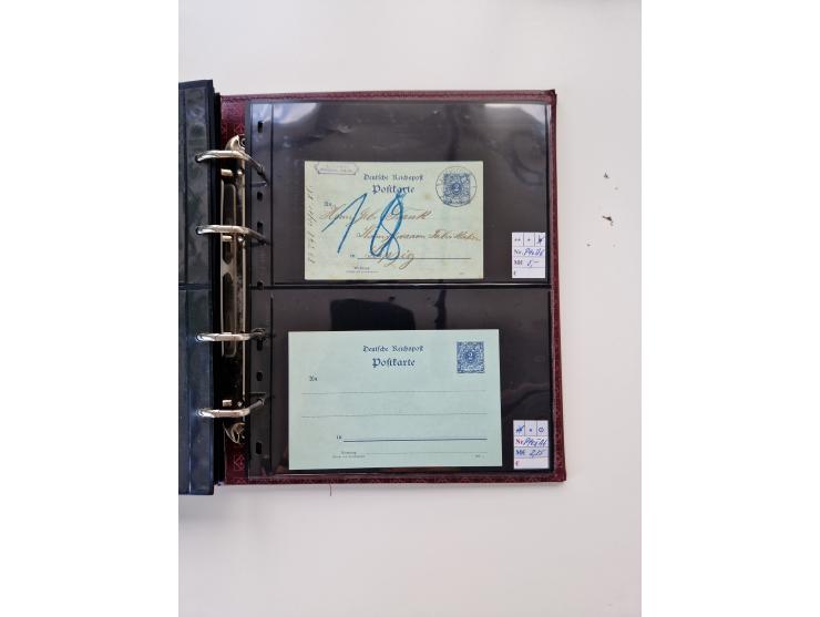 1875/89, Pfennig, Pfennige und Krone Adler, reichhaltige Sammlung mit circa 220 Belegen, inkl. Deutsche Kolonie, viele schöne