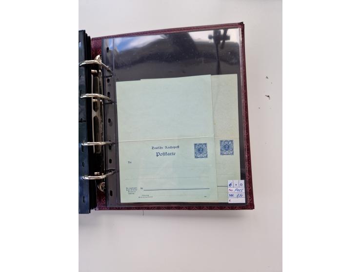 1875/89, Pfennig, Pfennige und Krone Adler, reichhaltige Sammlung mit circa 220 Belegen, inkl. Deutsche Kolonie, viele schöne