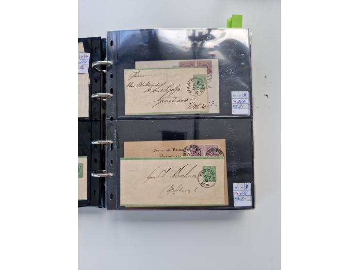 1875/89, Pfennig, Pfennige und Krone Adler, reichhaltige Sammlung mit circa 220 Belegen, inkl. Deutsche Kolonie, viele schöne