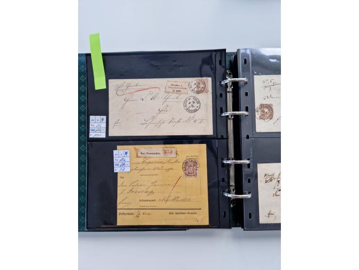 1875/89, Pfennig, Pfennige und Krone Adler, reichhaltige Sammlung mit circa 220 Belegen, inkl. Deutsche Kolonie, viele schöne