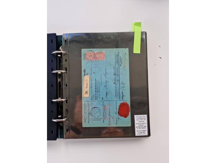 1875/89, Pfennig, Pfennige und Krone Adler, reichhaltige Sammlung mit circa 220 Belegen, inkl. Deutsche Kolonie, viele schöne