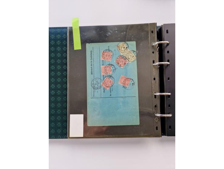 1875/89, Pfennig, Pfennige und Krone Adler, reichhaltige Sammlung mit circa 220 Belegen, inkl. Deutsche Kolonie, viele schöne