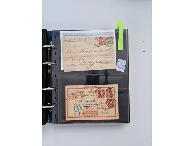 1875/89, Pfennig, Pfennige und Krone Adler, reichhaltige Sammlung mit circa 220 Belegen, inkl. Deutsche Kolonie, viele schöne