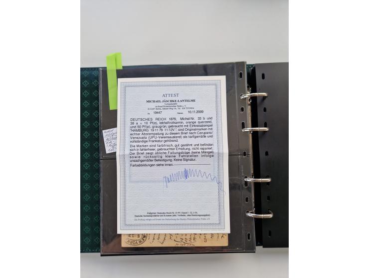 1875/89, Pfennig, Pfennige und Krone Adler, reichhaltige Sammlung mit circa 220 Belegen, inkl. Deutsche Kolonie, viele schöne