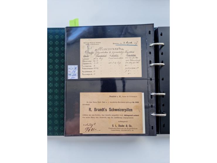 1875/89, Pfennig, Pfennige und Krone Adler, reichhaltige Sammlung mit circa 220 Belegen, inkl. Deutsche Kolonie, viele schöne