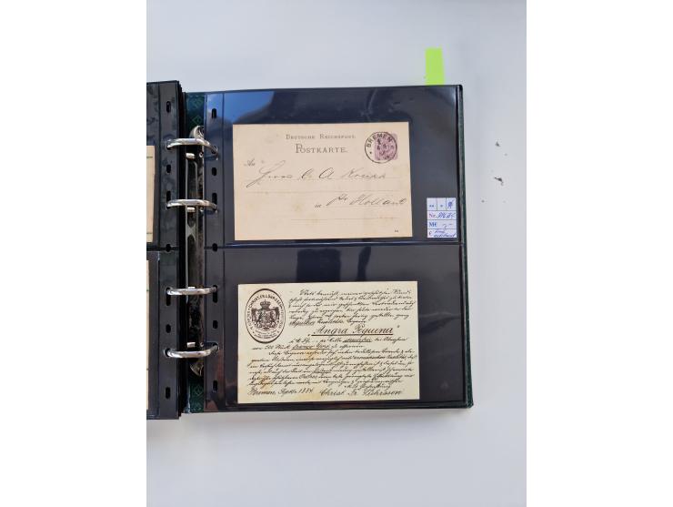 1875/89, Pfennig, Pfennige und Krone Adler, reichhaltige Sammlung mit circa 220 Belegen, inkl. Deutsche Kolonie, viele schöne