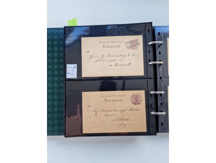 1875/89, Pfennig, Pfennige und Krone Adler, reichhaltige Sammlung mit circa 220 Belegen, inkl. Deutsche Kolonie, viele schöne