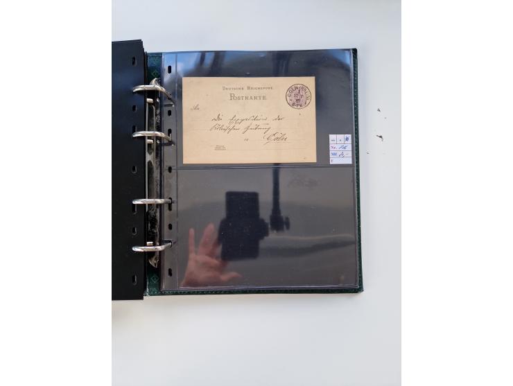 1875/89, Pfennig, Pfennige und Krone Adler, reichhaltige Sammlung mit circa 220 Belegen, inkl. Deutsche Kolonie, viele schöne