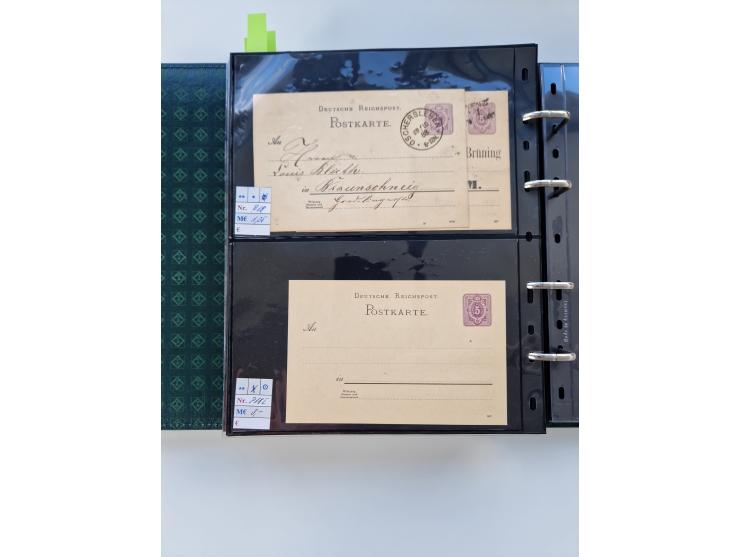 1875/89, Pfennig, Pfennige und Krone Adler, reichhaltige Sammlung mit circa 220 Belegen, inkl. Deutsche Kolonie, viele schöne